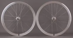 H Plus Son H Plus + Son SL42 Polished Silver Singlespeed Track Fixed Gear Bike Wheelset 32H