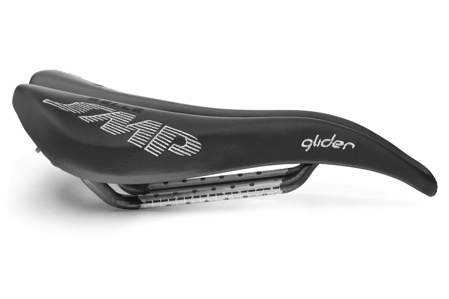 Selle SMP Glider Pro Saddle With Carbon Rails, Black 3 Selle SMP Glider Pro Saddle With Carbon Rails, Black - Image 3