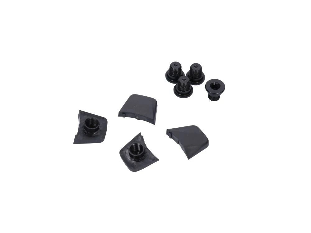 SRAM Chainring Bolt Kit 4x1 M8x6.5x3.4 Aluminum Including Bolt Covers Black Qty 4 2022 2 SRAM Chainring Bolt Kit 4x1 M8x6.5x3.4 Aluminum Including Bolt Covers Black Qty 4 2022 - Image 2