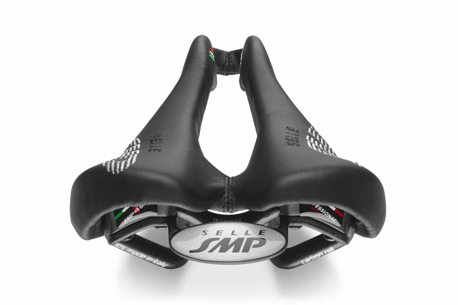 Selle SMP Glider Pro Saddle With Carbon Rails, Black 4 Selle SMP Glider Pro Saddle With Carbon Rails, Black - Image 4